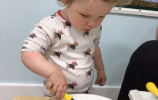 Painting fathers day rocks